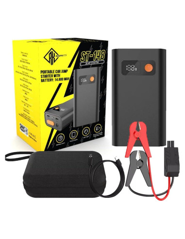 Arrancador de Salto RAPIKITS ST-148 14800mAh 12V Pantalla LCD