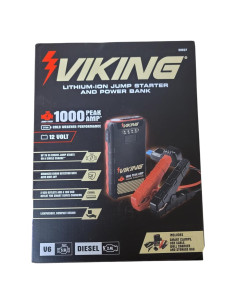 Arrancador de Salto 1000A Genérico con Banco de Energía