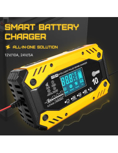 Cargador de Batería Inteligente 10A 12V/24V ESB Automático 2