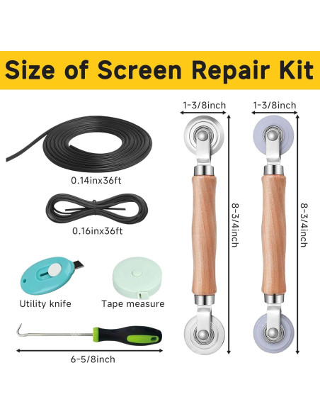 Kit de Reemplazo de Pantalla de Ventana GlowGeek 121.92x396.22cm