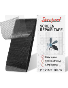 Cinta de Reparación de Pantalla Negra 5cm x 4.57m y Kit de Reemplazo 2