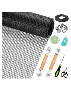 Kit de Reparación de Pantalla de Ventana Ghguole 121.92x452.12cm