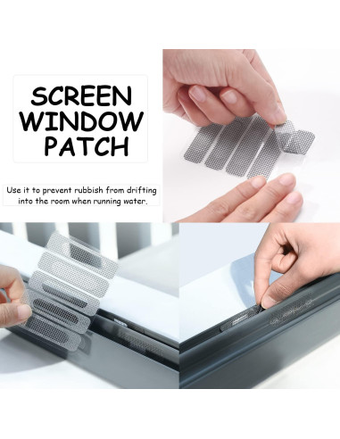 Kit de Reparación de Pantallas de Ventana VEINARDYL 20 Piezas 2m