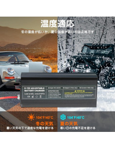 Cargador de Batería LiFePO4 12V 60A Inteligente Ajustable 2