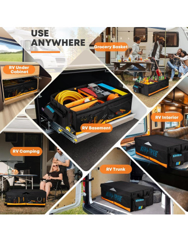Organizador de Almacenamiento Kohree 81L para RV - Impermeable y Plegable