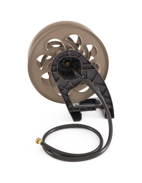 Carrete de Manguera Montado en Pared Suncast 125' Marrón Oscuro