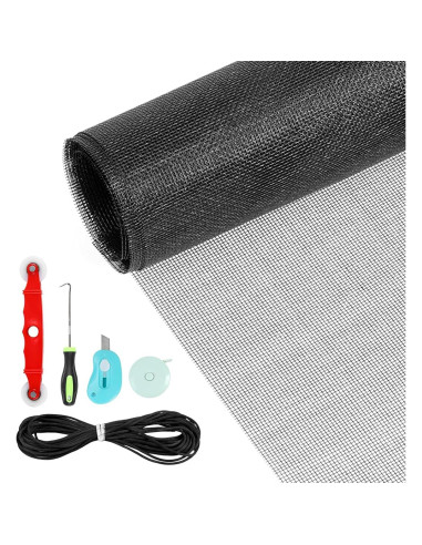 Cinta de reparación de pantalla gris 5cm x 4.57m y kit de reemplazo