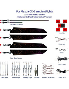 Kit de Iluminación Ambiental Youmeise para Mazda CX-5 2017-2025 2