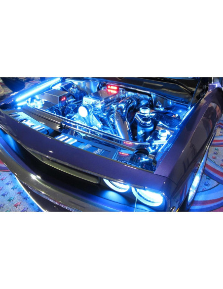 Kit de Iluminación LED Multicolor iJDMTOY 8 Piezas 48 LED