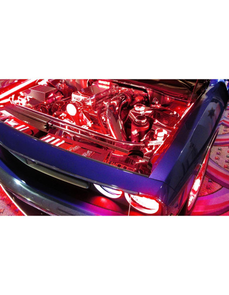 Kit de Iluminación LED Multicolor iJDMTOY 8 Piezas 48 LED