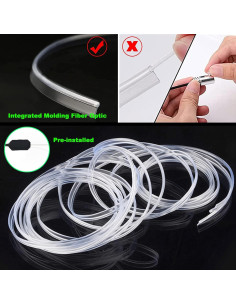 Luces LED de Coche SAMGCHI 2 en 1 4m RGB Control APP RF 2