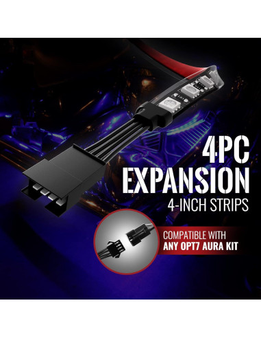 Paquete de Expansión LED OPT7 4pcs para Kit Aura Multicolor