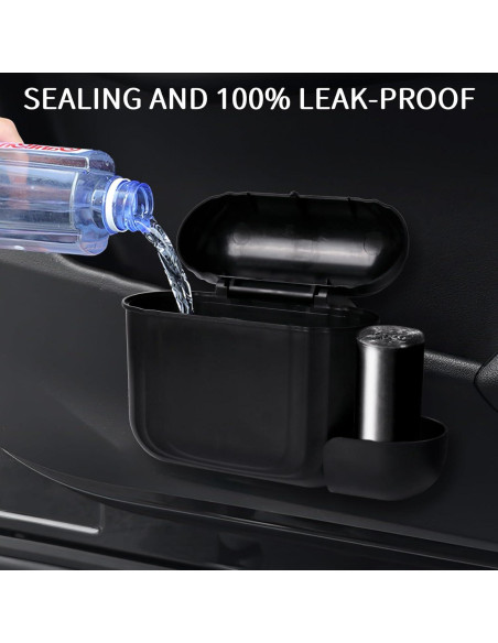 Basurero de Coche LEIWOOR a Prueba de Fugas con Tapa - Compacto y Multiusos