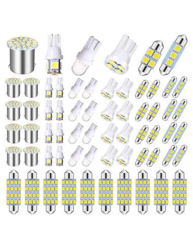 Kit de 70 Bombillas LED Frienda para Automóvil - Luz Interior 12V