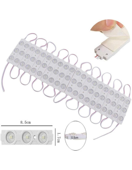 Kit de Luces LED Interior ROYFACC 60 LEDs 12V para Van