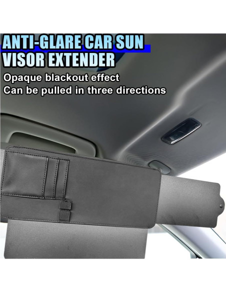 Extensor de Visera Solar DUSCOKE para Automóvil 67.8x23cm