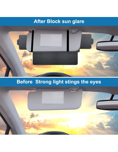 Extensor de Visera Solar Veharvim VH-SV01-1BT Antirreflejo