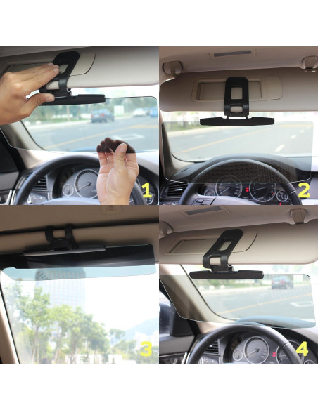 Visera Solar Polarizada GJYiauo Ajustable 32x14.5cm UV