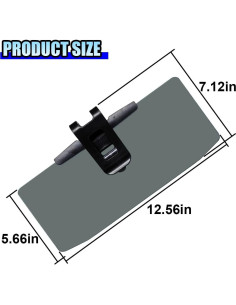 Extensor de Visera de Coche DUSCOKE Polarizado 2PCS 2