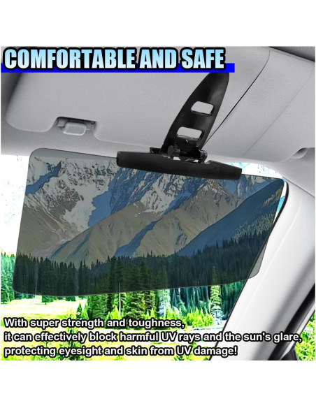 Extensor de Visera de Coche DUSCOKE Polarizado 2PCS
