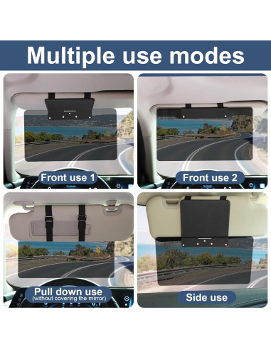 Extensor de Visera Solar NAZZO Negro Antideslumbrante UV 24cm