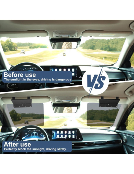 Extensor de Visera Solar NAZZO Negro Antideslumbrante UV 24cm