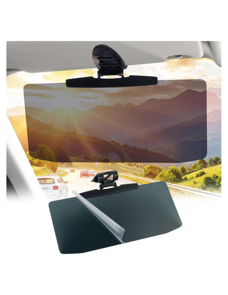 Extensor de Visera Solar Polarizado YGDMD 32x19.4 cm Antirreflejo