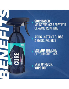 GYEON Cure Redefined Spray 500ml Sellador Cerámico Hidrofóbico 2