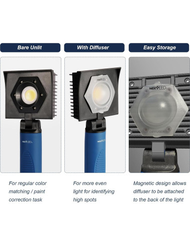 Luz LED Recargable NextLED NT-V3505 1000 Lúmenes CRI 95+