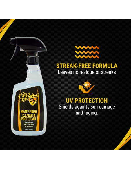 Limpiador y Protector Mate McKee's 37 - 650 ml, Sin Rayas UV