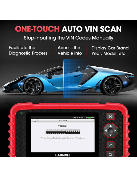 Escáner OBD2 LAUNCH CRP123X Elite, Diagnóstico Multi Sistema 2025
