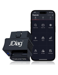 Escáner OBD2 Bluetooth FASLINK M2 para iPhone y Android