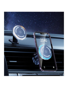 Cargador Inalámbrico para Auto LISEN 15W MagSafe Soporte Automático