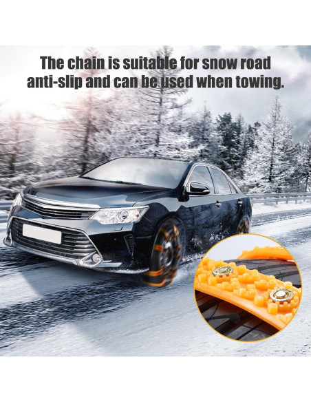 Cadenas de Nieve DEDC Ajuste Universal para Neumáticos 18.3-29.5 cm Cadenas de Nieve DEDC Ajuste Universal para Neumáticos 18.3-29.5 cm
