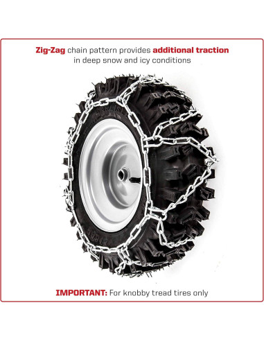 Cadenas para Neumáticos de Quitanieves Arnold 16" x 4.8"