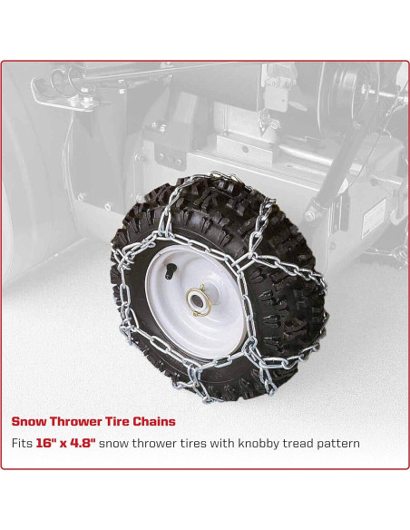 Cadenas para Neumáticos de Quitanieves Arnold 16" x 4.8"
