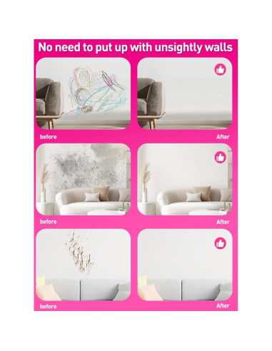 Pintura Blanca para Pared NEWALLENCE con Rodillo 2-en-1 158g