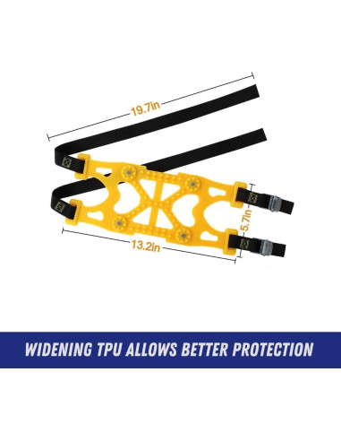 Cadenas de Nieve Jeremywell 6 Piezas Antideslizantes 165-275mm