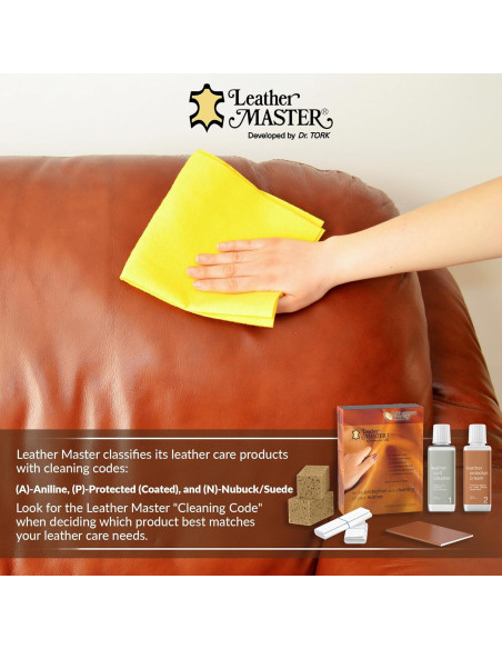 Kit de Cuidado de Cuero Leather Master 250ml - Limpiador y Acondicionador Kit de Cuidado de Cuero Leather Master 250ml - Limpiador y Acondicionador