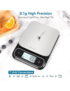 Balanza de Cocina Digital BOMATA IPX6 5 kg Alta Precisión 2