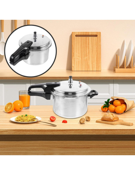 Olla a Presión DOITOOL 20cm Aluminio para Estufa Gas e Inducción