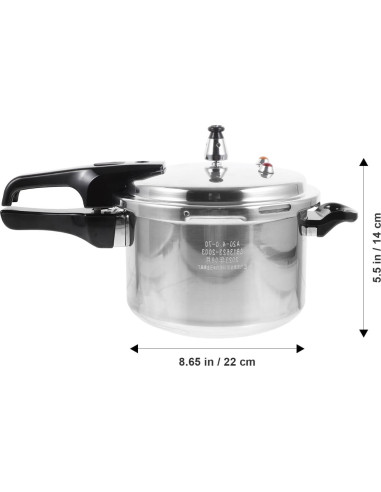 Olla a Presión DOITOOL 20cm Aluminio para Estufa Gas e Inducción