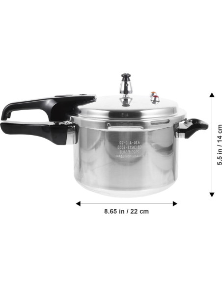 Olla a Presión DOITOOL 20cm Aluminio para Estufa Gas e Inducción