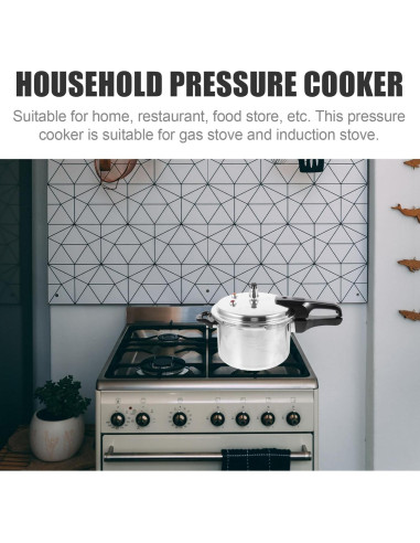 Olla a Presión DOITOOL 20cm Aluminio para Estufa Gas e Inducción