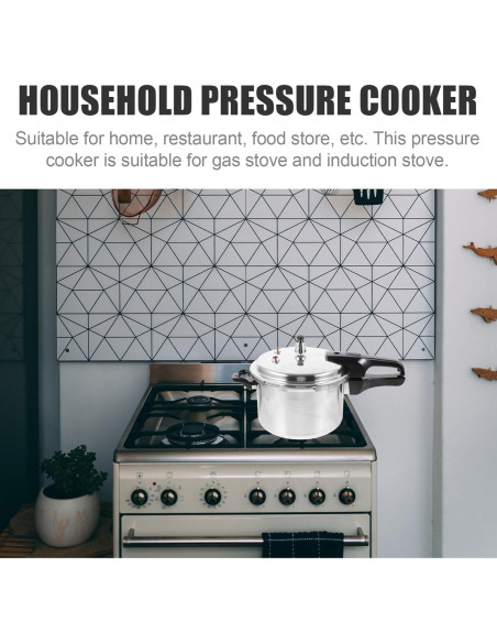 Olla a Presión DOITOOL 20cm Aluminio para Estufa Gas e Inducción