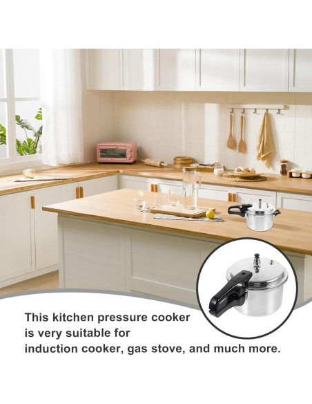 Olla a Presión DOITOOL 20cm Aluminio para Estufa Gas e Inducción