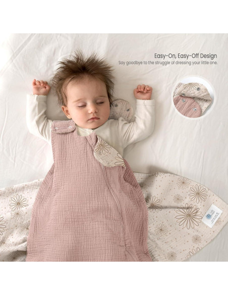 Saco de dormir Muselina Lulumoon para bebé - XS Arena Margarita
