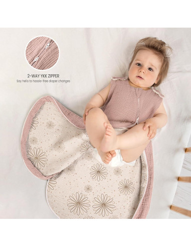 Saco de dormir Muselina Lulumoon para bebé - XS Arena Margarita