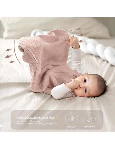 Saco de dormir Muselina Lulumoon para bebé - XS Arena Margarita