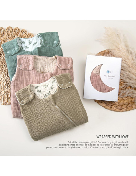 Saco de dormir Muselina Lulumoon para bebé - XS Arena Margarita